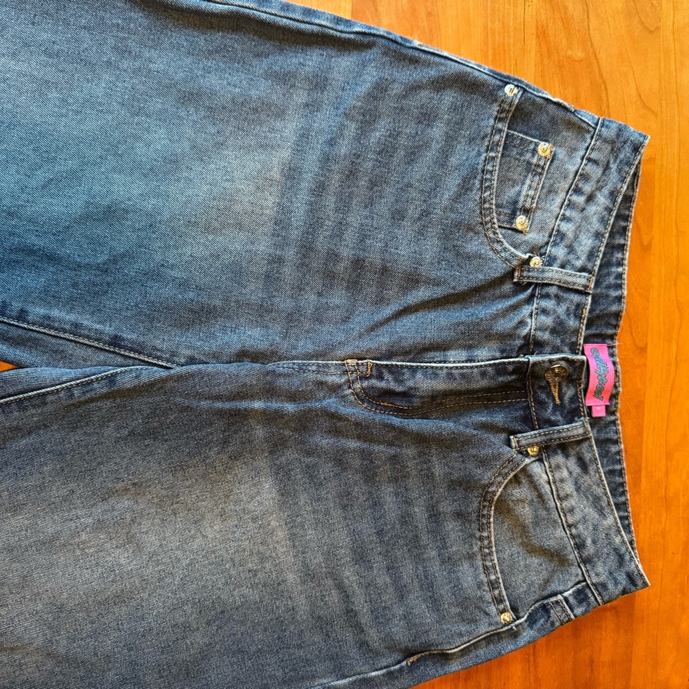 Edikted Blue Flare & Wide Leg Jeans